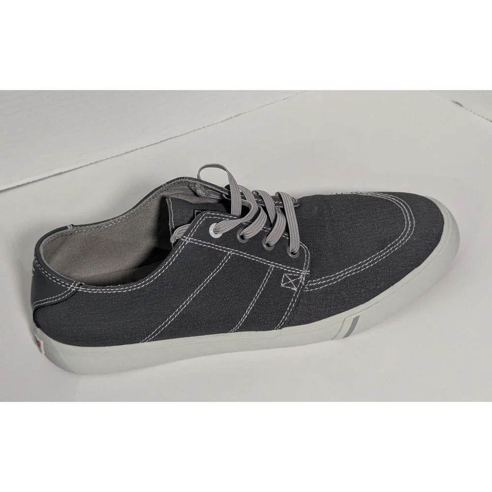 Johnnie-O Santa Cruz Boat Shoe Sneaker Beach Fishing Men's Size 11M Gray